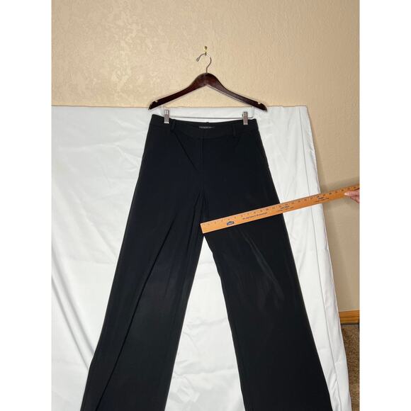 Lafayette. 148 womens size 8 pants black wool  flare leg side pockets corpcore - Picture 7 of 10